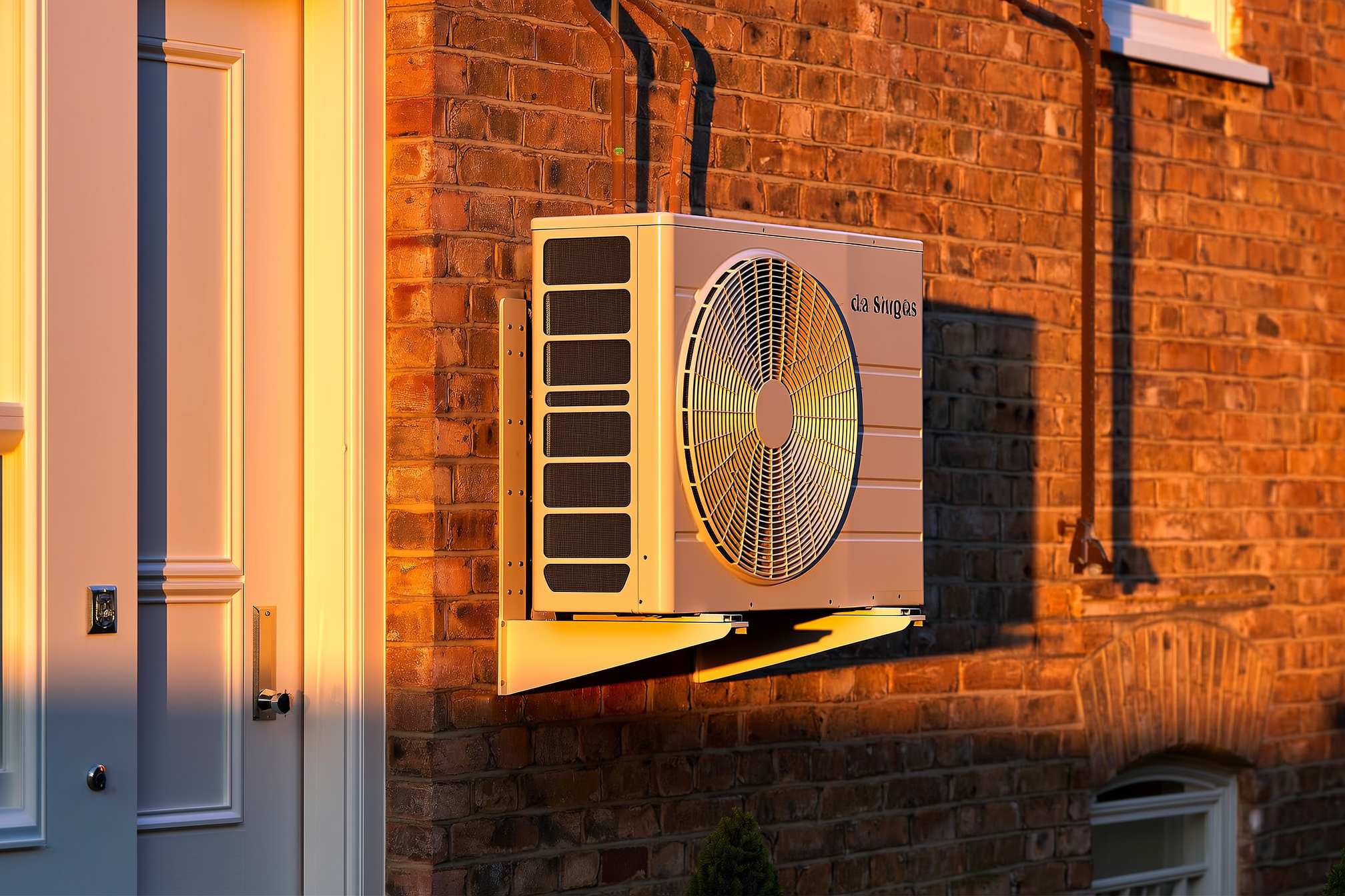 Outdoor air conditioning unit installation